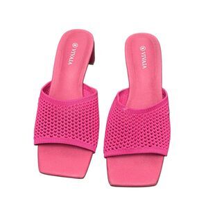 VIVAIA Juliet Pro Square-Toe Block Heel Sandal